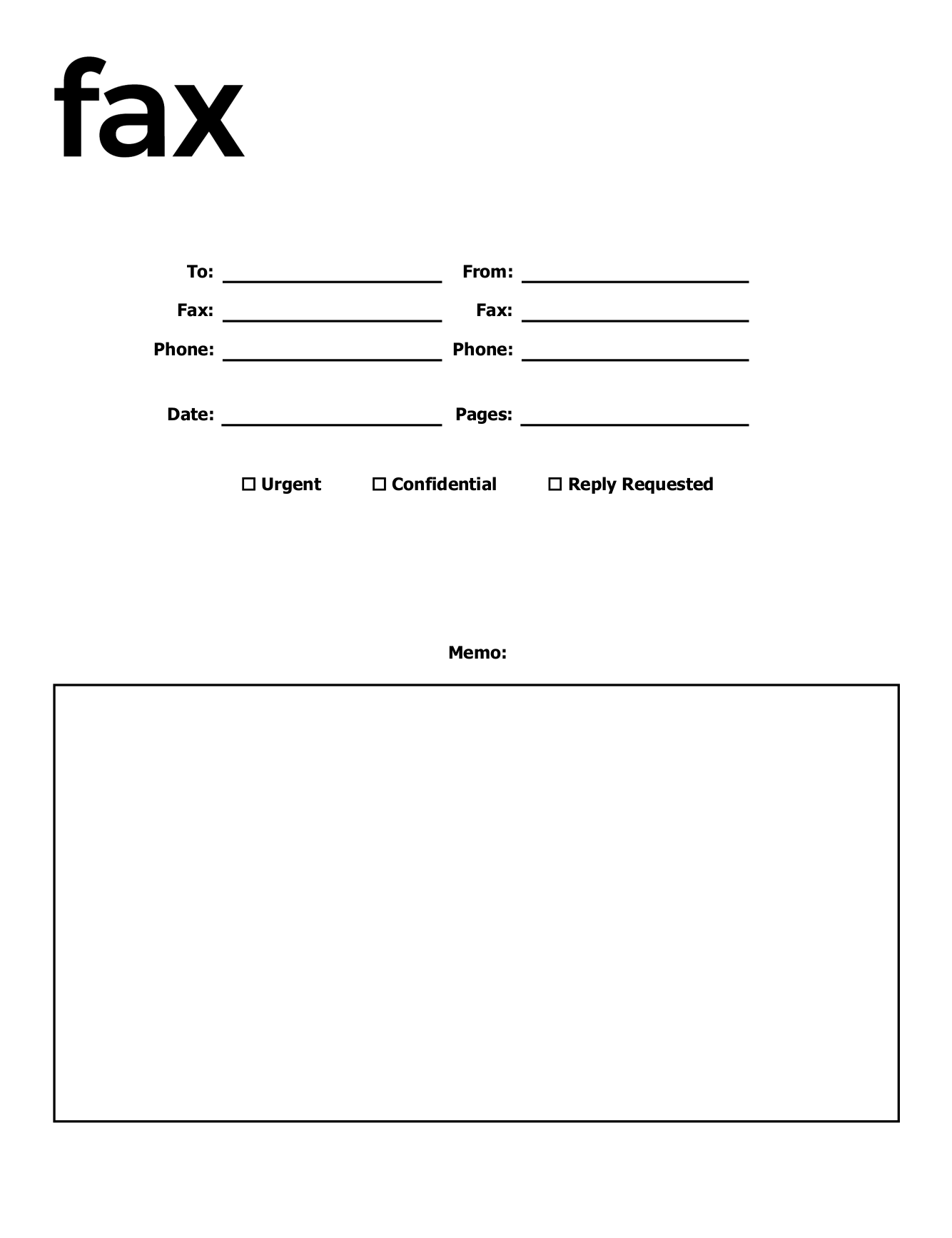 how to do a cover letter for fax